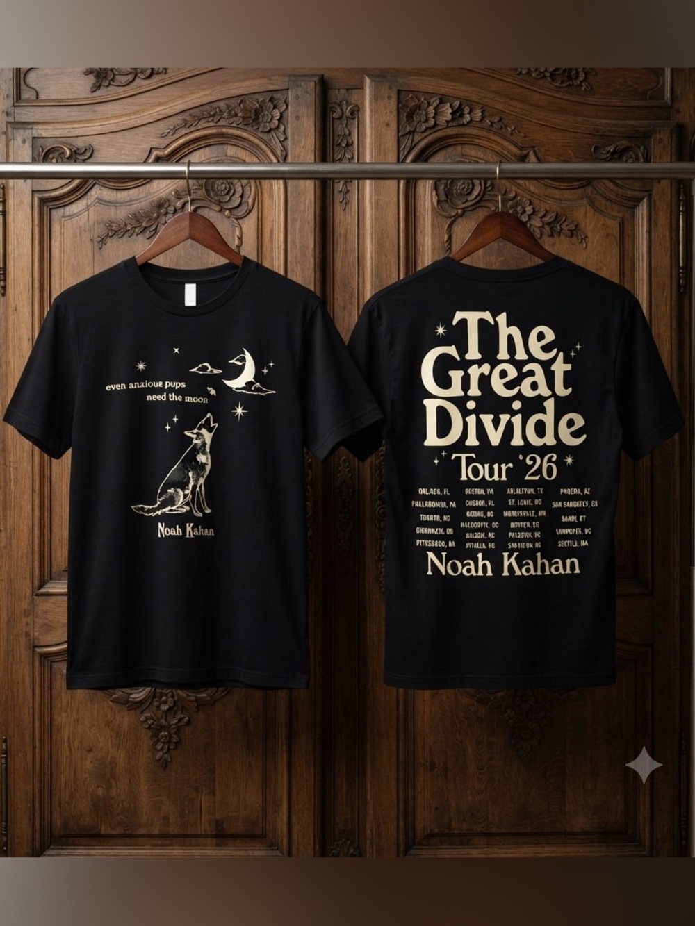 Noah Kahan Off-black Short Sleeve Graphic T-shirt
